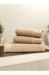 Luxury Essential Towels Set Available in Beige-Color | Durable & Stylish