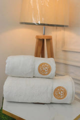 Versace Pure Cotton Bath Towel Set – Export Quality (2-Pcs)
