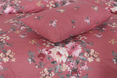 SIGNATURE PINK COTTON COMFORTER SET-7PCS