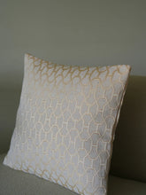 Regal Gold Maze Cushion Cover