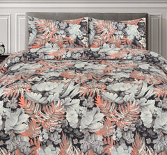 ROMA SKY PRINTED PURE COTTON BEDSHEET ASH-4007