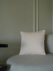 Regal Gold Maze Cushion Cover