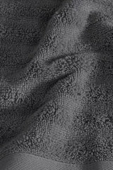 Premium Dark Gray Cotton Towels Set | Pack of 5