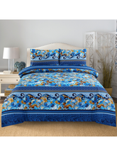 PRINTED PURE COTTON BEDSHEET ASH-40108
