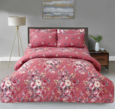 SIGNATURE PINK COTTON COMFORTER SET-7PCS