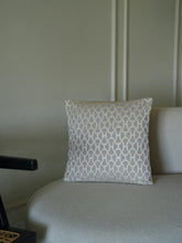 Ivory Maze Grey Cushion Cover