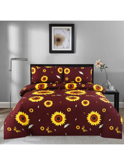 PRINTED PURE COTTON BEDSHEET ASH-40110