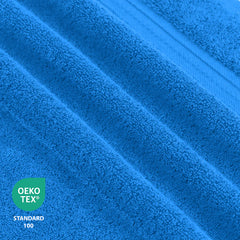 COTTON BATH TOWEL DEEP CYAN