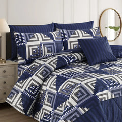 SIGNATURE AUSTIN COTTON COMFORTER SET-7PCS