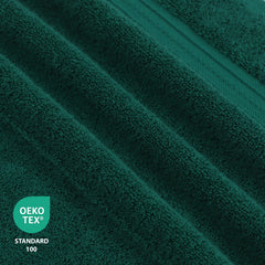 COTTON BATH TOWEL HUNTER GREEN