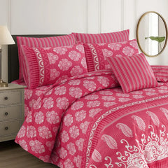 SIGNATURE PETAL COTTON COMFORTER SET-7PCS