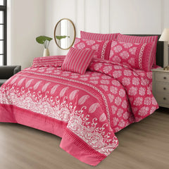SIGNATURE PETAL COTTON COMFORTER SET-7PCS