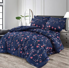 SIGNATURE MIX LEAF COTTON COMFORTER SET-7PCS