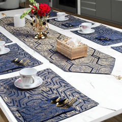 Navy Gold Nexus Table Set