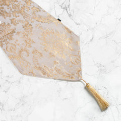 Regal Gold Tapestry Table Set