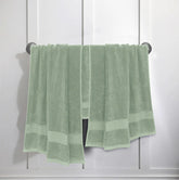 COTTON BATH TOWEL GRAINTE GREEN