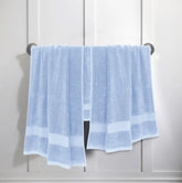 COTTON BATH TOWELSKY BLUE