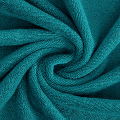 COTTON BATH TOWEL TEAL GREEN