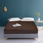 Terry Waterproof Mattress Protector - Brown