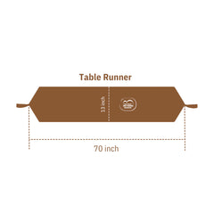 Silver Gray Diana Table Runner