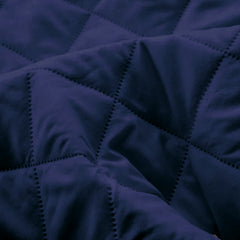 Quilted Cotton Waterproof Mattress Protector - Blue