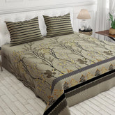PRINTED PURE COTTON BEDSHEET ASH-4080