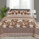CLASSIC GOLDEN PRINTED PURE COTTON BEDSHEET ASH-4007