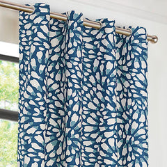 EXPORT COTTON DUCK PRINTED CURTAINS ECDPC-098 (Pair Of 2)