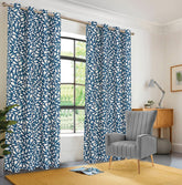 EXPORT COTTON DUCK PRINTED CURTAINS ECDPC-098 (Pair Of 2)