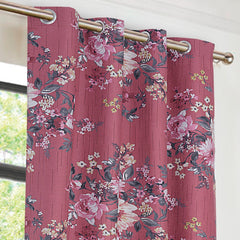 EXPORT COTTON DUCK PRINTED CURTAINS ECDPC-096 (Pair Of 2)