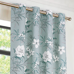 EXPORT COTTON DUCK PRINTED CURTAINS ECDPC-088 (Pair Of 2)