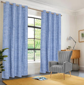 EXPORT COTTON DUCK PRINTED CURTAINS ECDPC-087 (Pair Of 2)