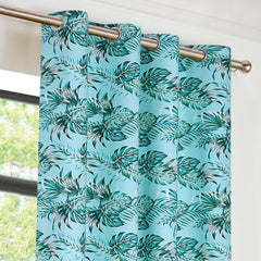 EXPORT COTTON DUCK PRINTED CURTAINS ECDPC-086 (Pair Of 2)