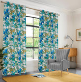 EXPORT COTTON DUCK PRINTED CURTAINS ECDPC-085 (Pair Of 2)
