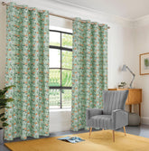 EXPORT COTTON DUCK PRINTED CURTAINS ECDPC-083 (Pair Of 2)