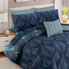 SIGNATURE PAN COTTON COMFORTER SET-7PCS