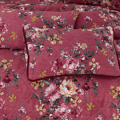 PINK M.Z COTTON COMFORTER SET-7PCS