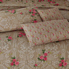 SIGNATURE SKIN FLOR COTTON COMFORTER SET-7PCS