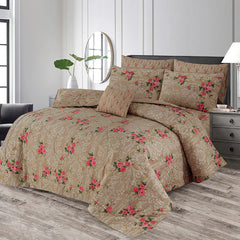 SIGNATURE SKIN FLOR COTTON COMFORTER SET-7PCS