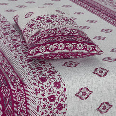 PRINTED PURE COTTON BEDSHEET ASH-4054