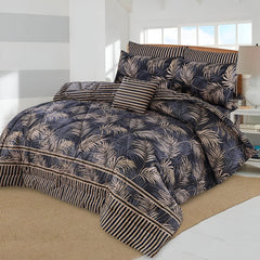 SIGNATURE M.Z LEAF COTTON COMFORTER SET-7PCS