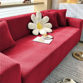 AINT MAT Velvet Turkish Sofa Cover - RED-MERON