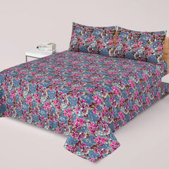 CERAMEL PRINTED PURE COTTON BEDSHEET ASH-4007