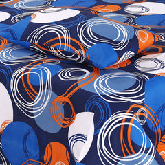 PRINTED PURE COTTON BEDSHEET ASH-4071