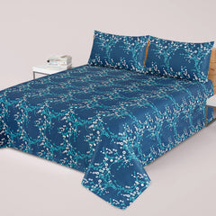 PRINTED PURE COTTON BEDSHEET ASH-40124