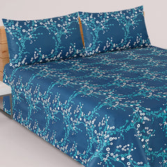 PRINTED PURE COTTON BEDSHEET ASH-40124