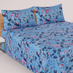 PRINTED PURE COTTON BEDSHEET ASH-40123