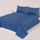 PRINTED PURE COTTON BEDSHEET ASH-40120
