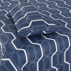 PRINTED PURE COTTON BEDSHEET ASH-40119