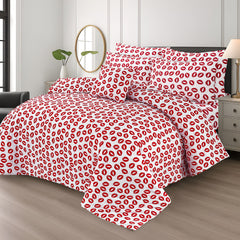SIGNATURE LIPS COTTON COMFORTER SET-7PCS